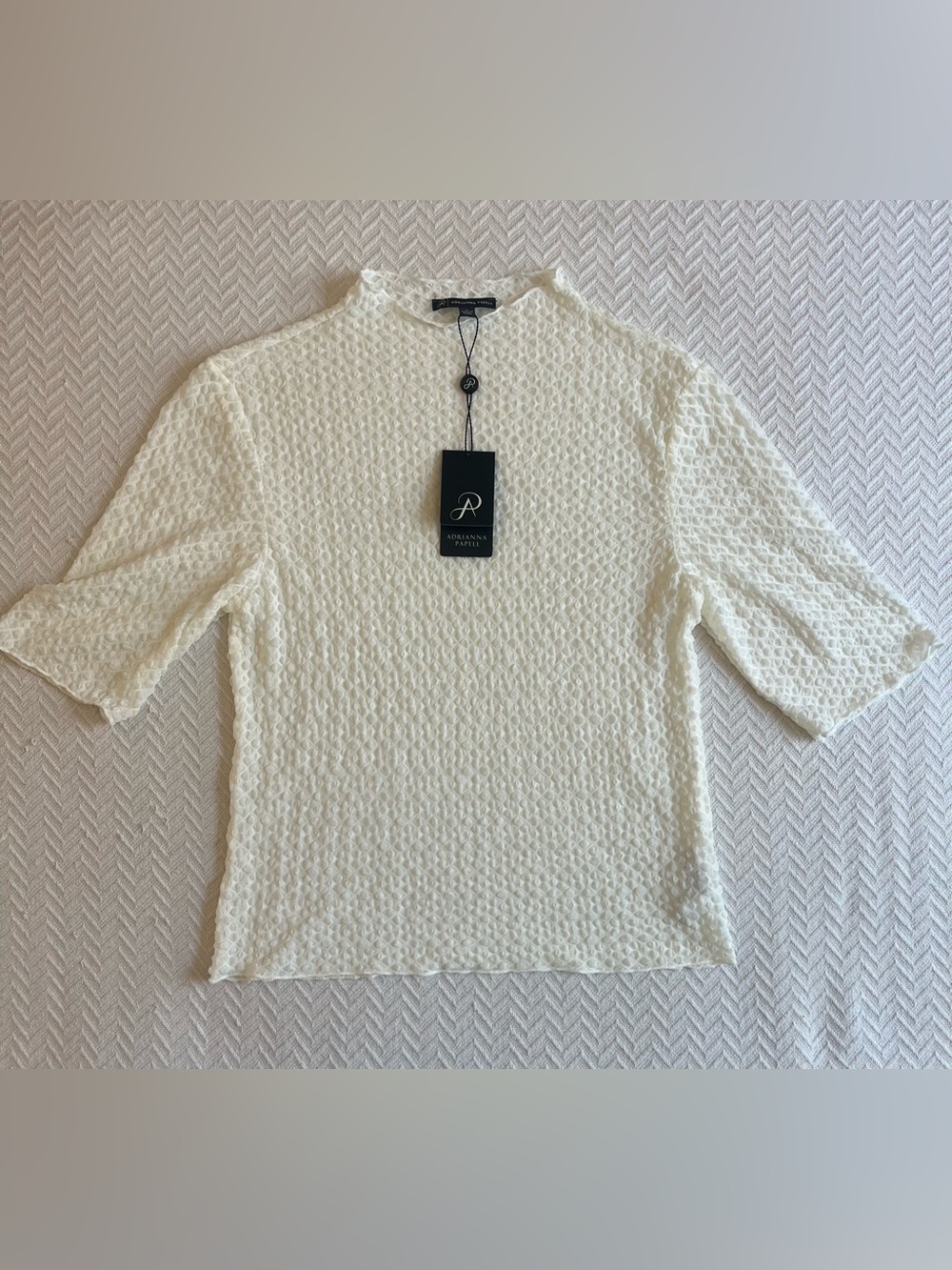 Adrianna Papell Mock Neck Top